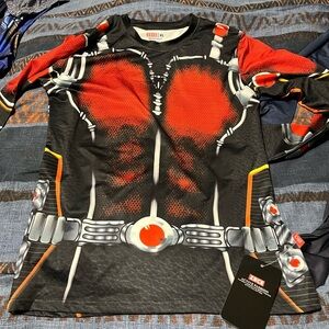 Red and Black Marvel Superhero Costume Shirt